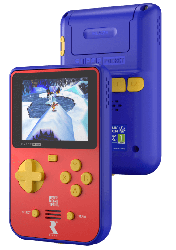 Rare-версия портативной консоли Super Pocket выйдет в июне — 14 игр от Rare и цена $69